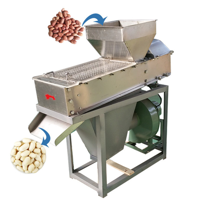 High Efficiency Easy Operation Peanut Skin Peeling Machine Dry Cashew Nut Peeling Machine For Roasted Peanut Peeler Machine