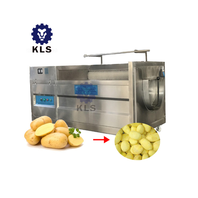 Industrial High Efficiency Small Fruit Vegetable Skin Peeler Electric Potato Carrot Peeling Washing Machine