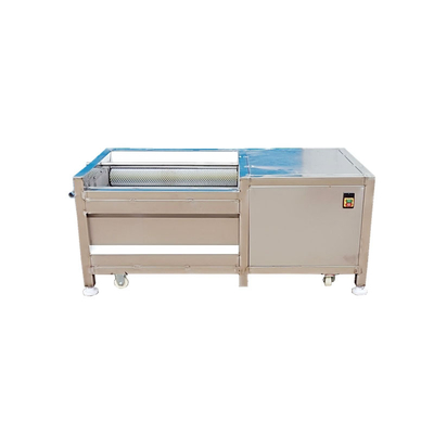High quality snack factory potato taro brush roll washing and peeling machine
