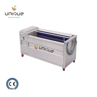 Fruit and vegetable brush washing and peeling machine root vegetable peeler potato peeling machine